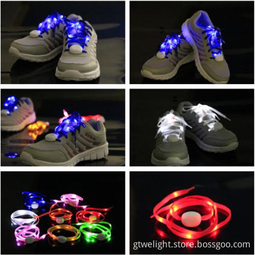 High Quality and Good Brightness LED Nylon Flashing Shoelaces